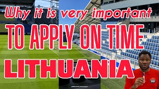 Why it is important to apply on time to Lithuania 🇱🇹 updates on temporal resident permit 
