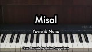Misal - Yovie & Nuno | Piano Karaoke by Andre Panggabean