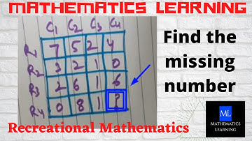 Number Puzzle #29 |Find the missing number puzzle | Recreational Puzzle