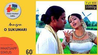 O Sukumari - Anniyan Whatsapp Status 60Fps Fullscreen Video Tamil Vikram Shankar Harris