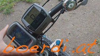 solution for satfix with garmin oregon/dakota on e-bike or pedelec