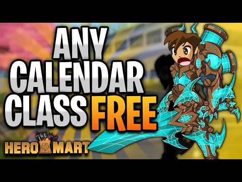 How To Get Any Calendar Class For Free AQW (Until July 31st)