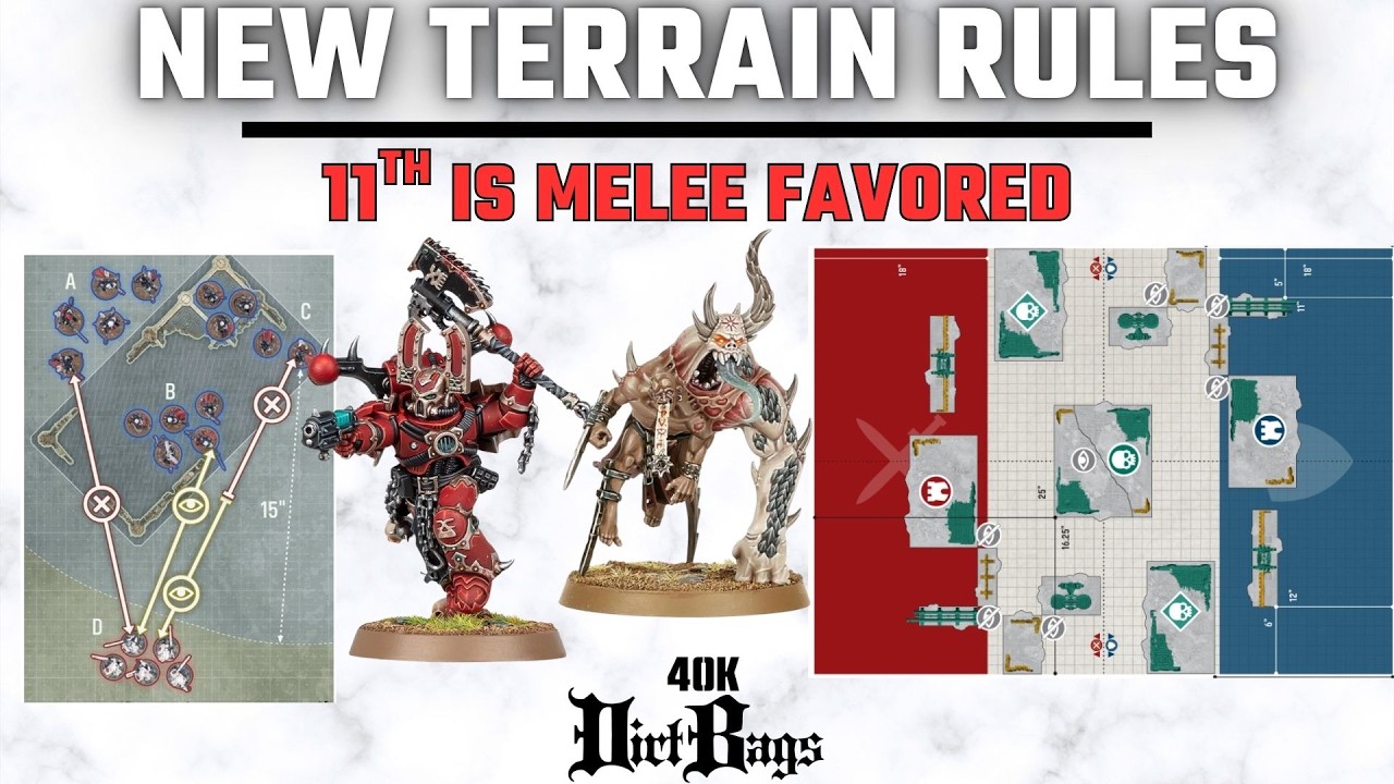 New 11th Edition Terrain Rules! Melee OP? | Warhammer 40k #40k #11thedition