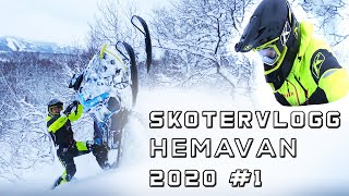 VLOGG HEMAVAN 2020 | Snowmobiling In Sweden