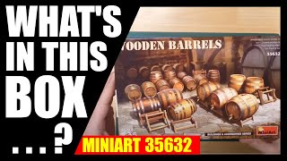 Wooden Barrels 1:35 military model kit video