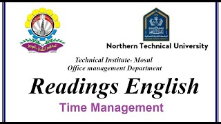 قراءات انكليزي / ادارة الوقت Time Management