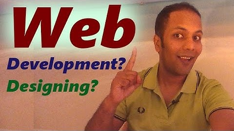 Difference between web designing and web development in Hindi / Urdu