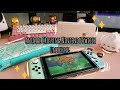 unboxing my Nintendo Switch Animal Crossing edition + accessoires