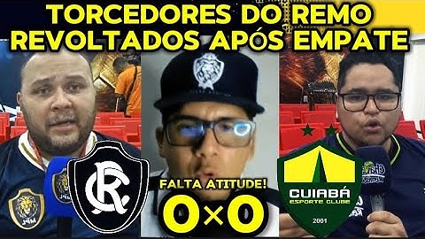 Reações Remistas: Torcedores Revoltados Após Empate por 0×0 com o Cuiabá no Mangueirão!