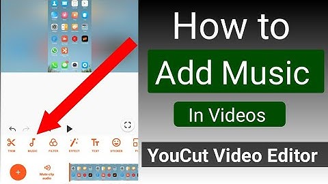 How to Add Music to Your Video In YouCut Video Editor || Add Music In Videos