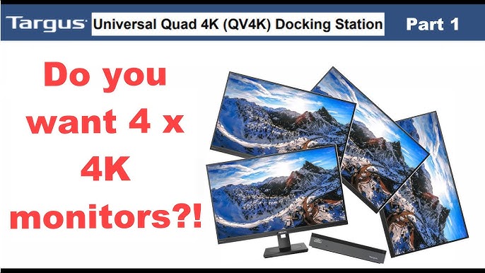 USB-C Universal DV4K Docking Station with 100W Power Delivery