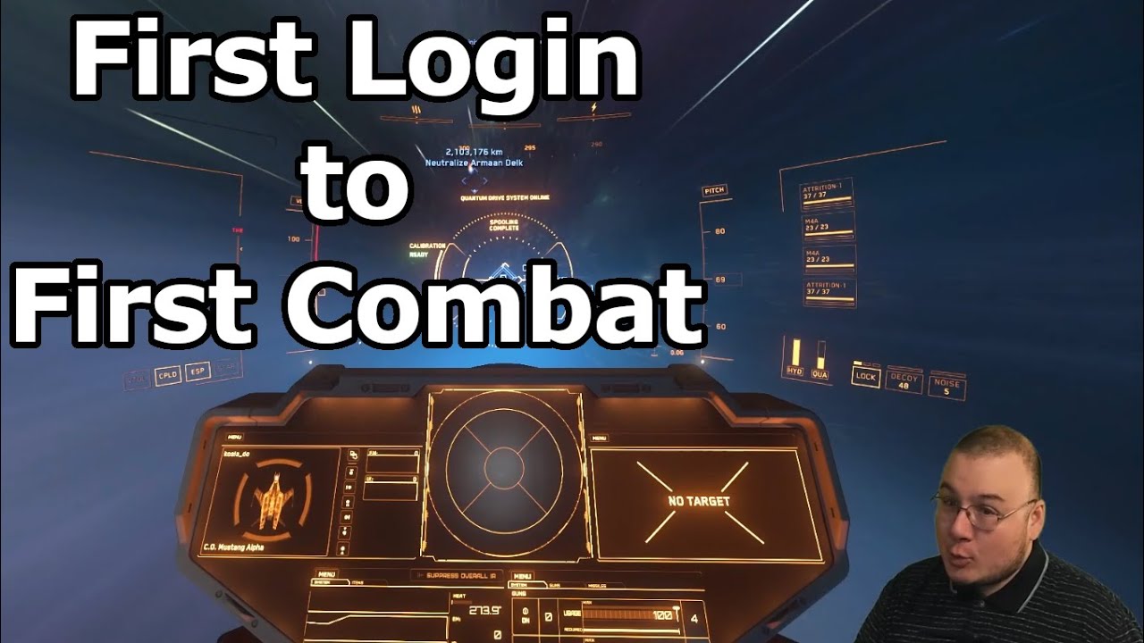 Star Citizen Noob - Part 1 - first login to first space combat - YouTube