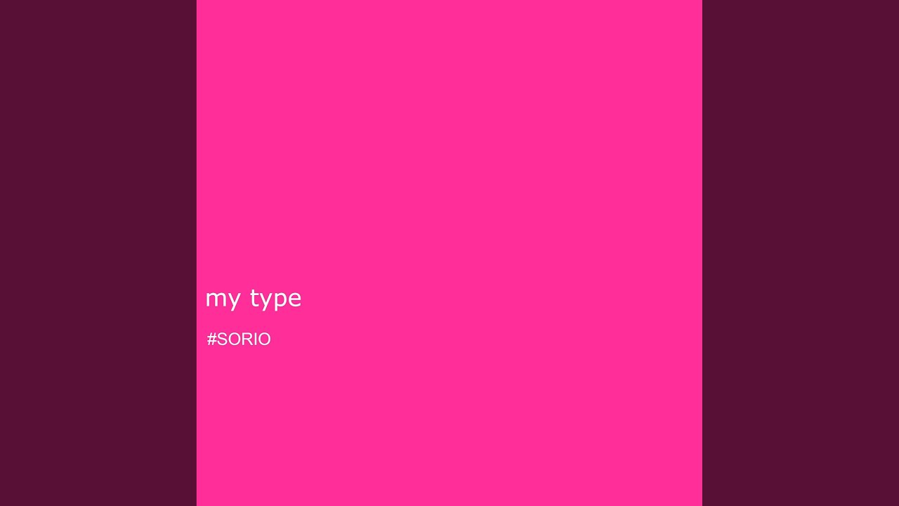Watch my type on YouTube Watch my type on YouTube