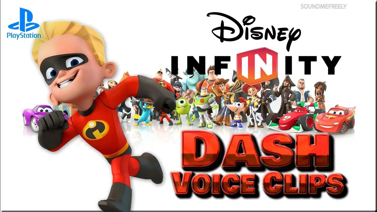 All Dash Voice Clips • Disney Infinity 1.0 • (Raymond Ochoa) All Voice