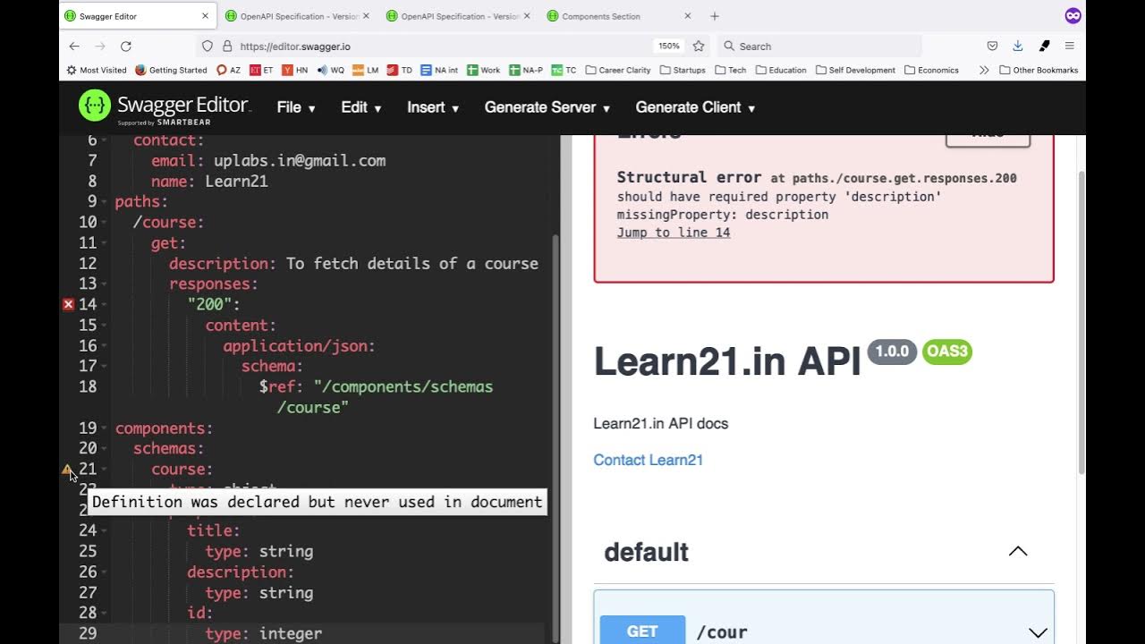 Openapi 3 0 swagger editor tutorial for beginners working demo