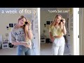 my outfits of the week! (what i ACTUALLY wear to highschool)