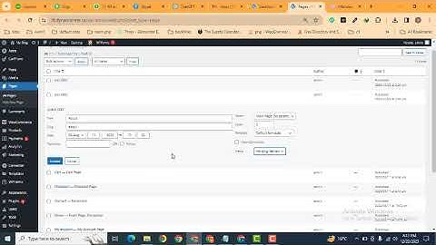 How to unpublish a page in wordpress website