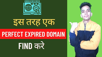 How To Find a Perfect Expired Domain in Your Niche