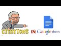 Citations in Google Docs (2021)