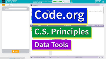 Permanent Data Storage Lesson 9.9 Tutorial with Answers Code.org CS Principles