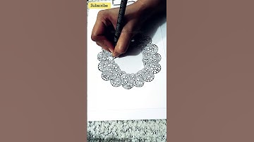Drawing to Relax💕🤗 Zentangle Pattern #artresscravebeautiful #zentangle #shorts
