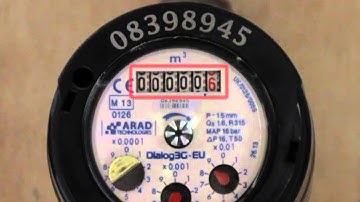Video: Reading my water meter