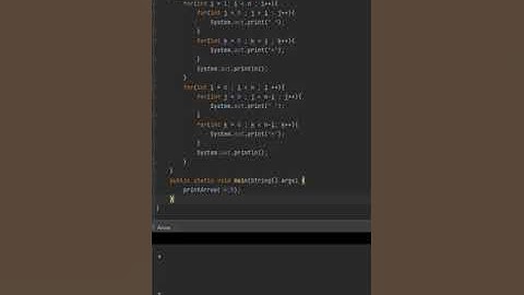 Print arrow in Java #shorts