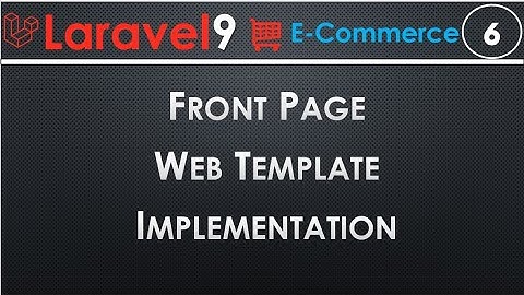 6 Laravel Web Template Implementation