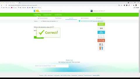 IXL   Absolute value and opposites Algebra 1 practice   Google Chrome 2021 08 03 15 11 17