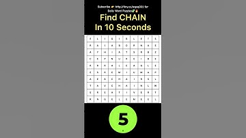 🔥Can You Find the Word CHAIN in 10 Seconds? 🔎 #shorts #youtubeshorts #subscribe