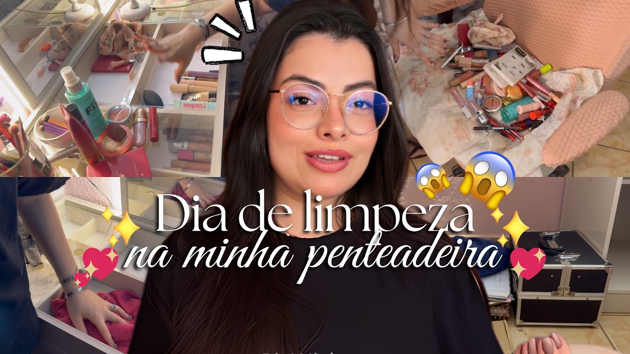 LIMPANDO a minha PENTEADEIRA!✨🤌🏻🫧#penteadeira 