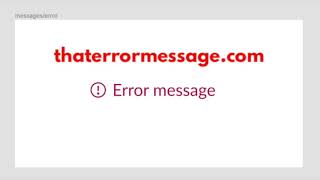 Error message (Figma)
