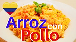 arroz con pollo - receta de arroz con pollo colombiano - rice with chicken - elmundodelynda