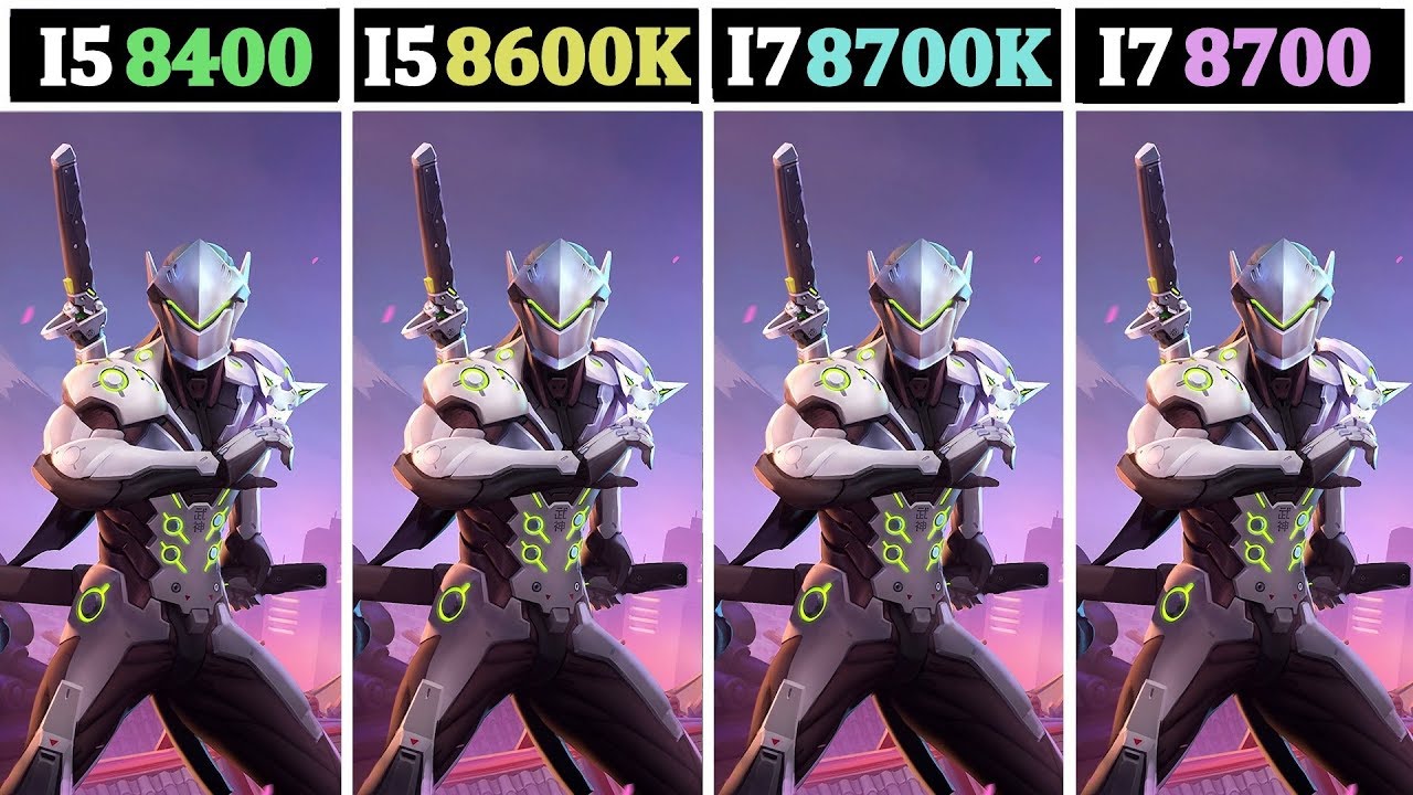 RTX 2080 | I5 8400 vs I5 8600K vs I7 8700 vs I7 8700K | Tested 15 Games |