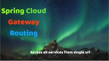 Access all services from single url | Spring Cloud Gateway routing