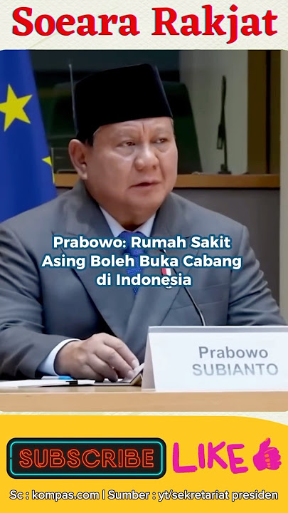 Prabowo: Foreign Hospitals Allowed to Open Branches in Indonesia. #latestnews #prabowo #news #shorts