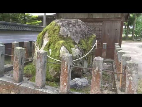 大虫神社＆獅子が滝（大虫の滝）　福井県武生市