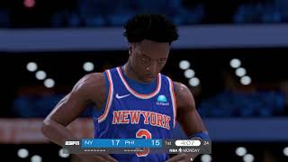 LIVE TODAY! KNICKS VS SIXERS FULL GAMEPLAY NBA2K24 GAME 4 NBA PLAYOFFS April 29, 2024 SIMULATION