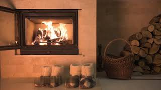 Relaxing Fireplace Burning   Ambient Sounds for Romance   Full HD Fire Nature Video edit