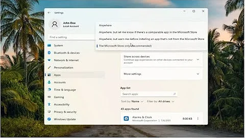 Kde jsou ve Windows 11 nainstalovány aplikace?