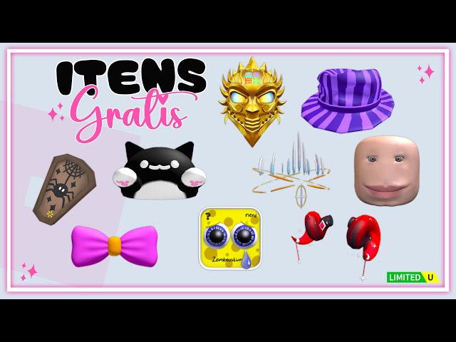 3 MAPAS que dão ITENS GRÁTIS no ROBLOX PT24 -  em 2023