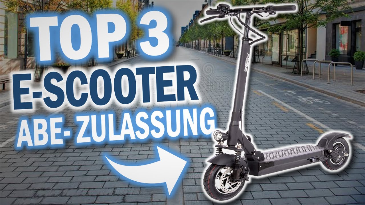 Beste ESCOOTER MIT STRAßENZULASSUNG 2024 Top 3 Escooter mit ABE