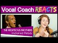 Vocal Coach reacts to The Righteous Brothers - Unchained Melody (Robert Hatfield Live)