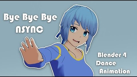 Kyra BYE BYE BYE - NSYNC Blender Dance Animation