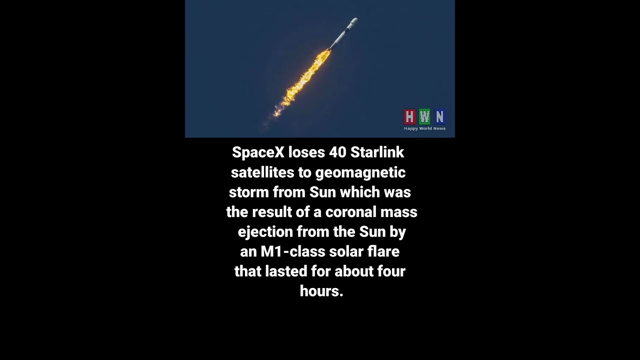 SpaceX lost 40 satellites 