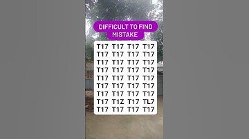 difficult to find mistake #brainteaser #search #find #shortvideo