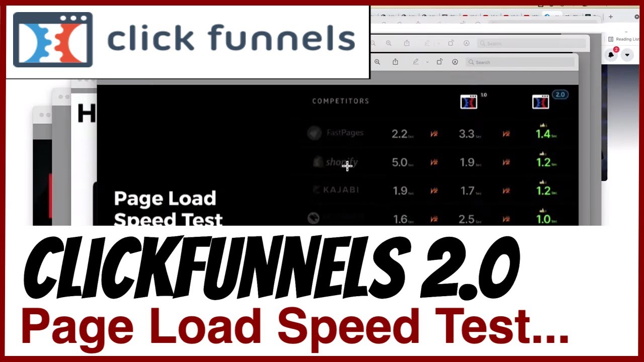 Live ClickFunnels 2.0 Page Load Speed Comparison... Funnel Hacking