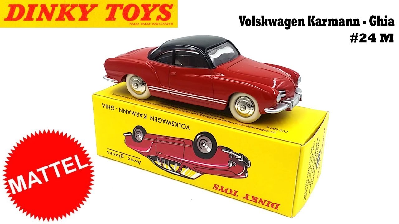 Dinky by Matchbox DY035/A; 1968 VW Karmann-Ghia Convertible, Red 183943