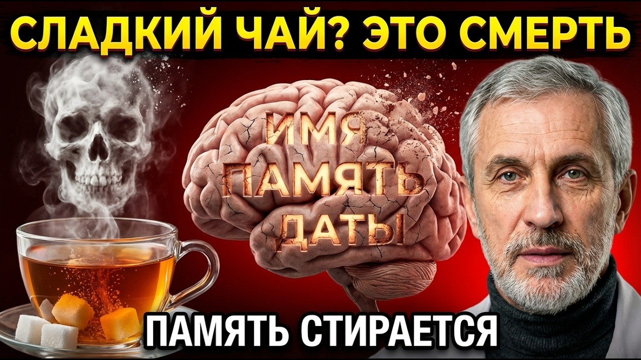 Пьёте ЧАЙ с САХАРОМ? | ПАМЯТЬ ПЕРЕСТАЁТ РАБОТАТЬ — через 10 лет не узнаете детей