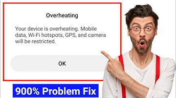 Overheating Your device is overheating Mobile data Wi-Fi hotspots GPS and camera will be restricted🔥